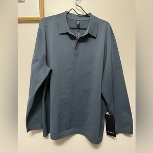Lululemon Men’s Lightweight Knit Long-Sleeve Polo Shirt